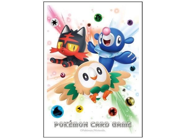 【新品】ポケモンカード デッキシールド モクロー・ニャビー・アシマリ