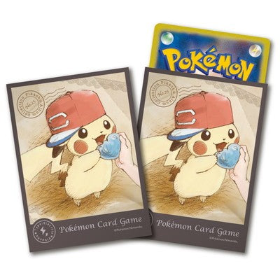 【新品】ポケモンカードゲーム デッキシールド ぼうしをかぶったピカチュウ アローラ