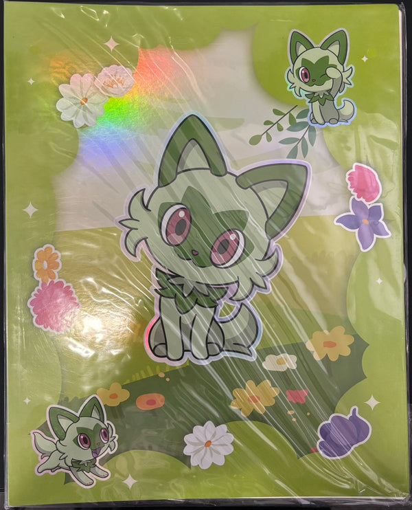 【新品】ポケモンカードゲーム コレクションファイル 海外版 ニャオハ 宝石包 Vol.1