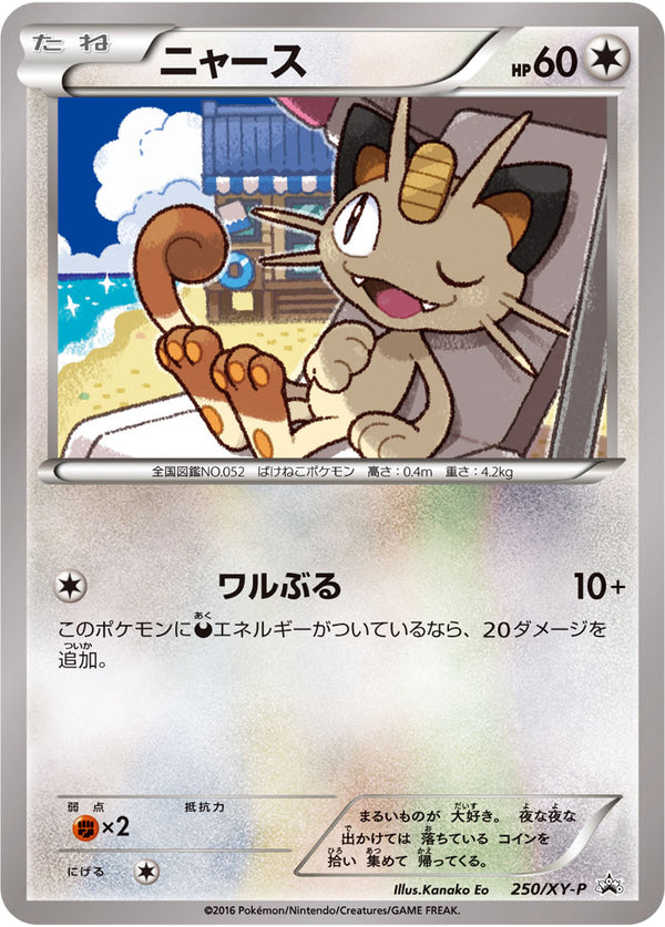 【状態A-】ニャース PROMO 250/XY-P
