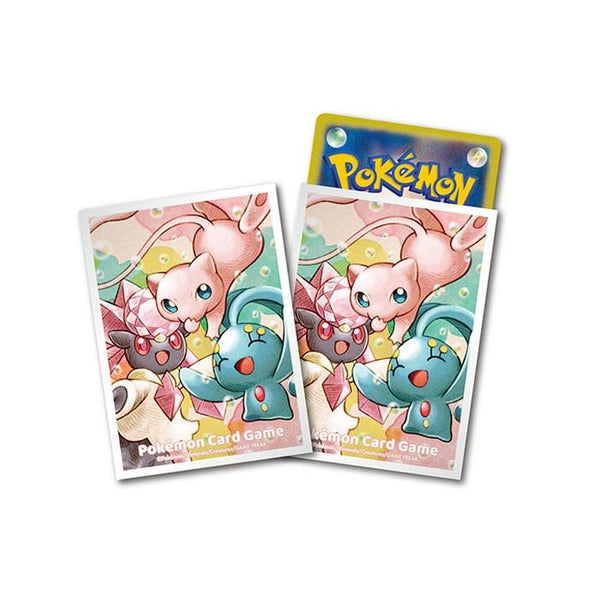 【新品】ポケモンカードゲーム デッキシールド ミュウ＆マナフィ＆ディアンシー
