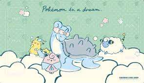 ポケモンカードゲーム ラバープレイマット 海外版 Pokémon in a dream