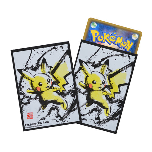 【新品】ポケモンカードゲーム デッキシールド 墨絵列伝 ピカチュウ