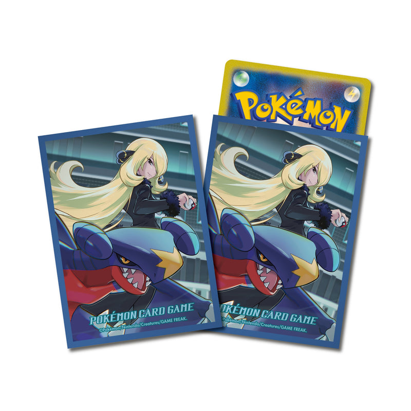 【新品】ポケモンカードゲーム デッキシールド シロナ&ガブリアス Ver.2【ブルー】