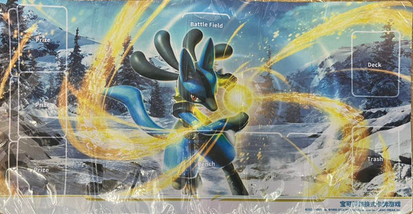 【新品】ポケモンカードゲーム ラバープレイマット 海外版 ルカリオ