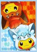 【新品】ポケモンカードゲーム デッキシールド アローラロコン&ロコンポンチョのピカチュウ