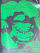 【新品】ポケモンカードゲーム デッキシールド 海外版 フシギバナ 25th