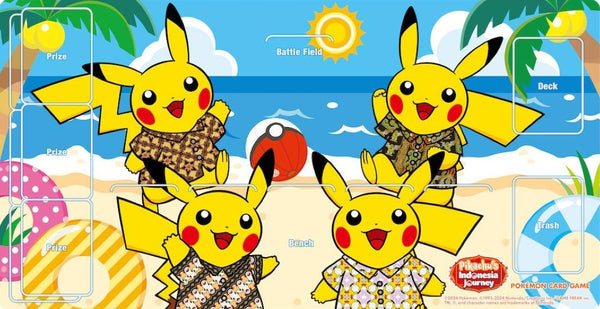 【新品】ポケモンカードゲーム ラバープレイマット 海外版 ピカチュウ インドネシア