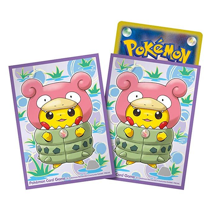 【新品】ポケモンカードゲーム デッキシールド メガヤドランのポンチョを着たピカチュウ 32枚入り