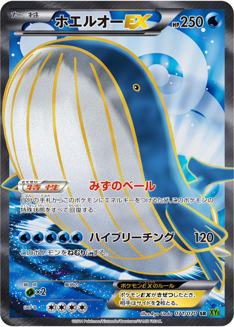 PSA10)ホエルオーEX SR XY5 071/070 1ED