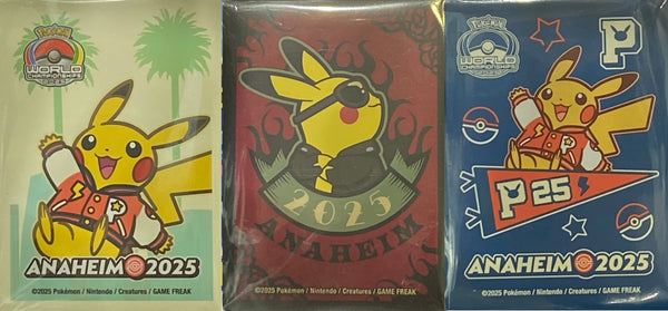 ポケモンカードゲーム デッキシールド 海外版 WCS2025 アナハイム３点セット