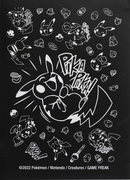 【新品】ポケモンカードゲーム デッキシールド 海外版 ピカチュウ コミック スタイル ピカピカ