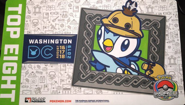 【状態B】ポケモンカードゲーム ラバープレイマット 海外版 WCS2019 ワシントンDC ポッチャマ TOP8