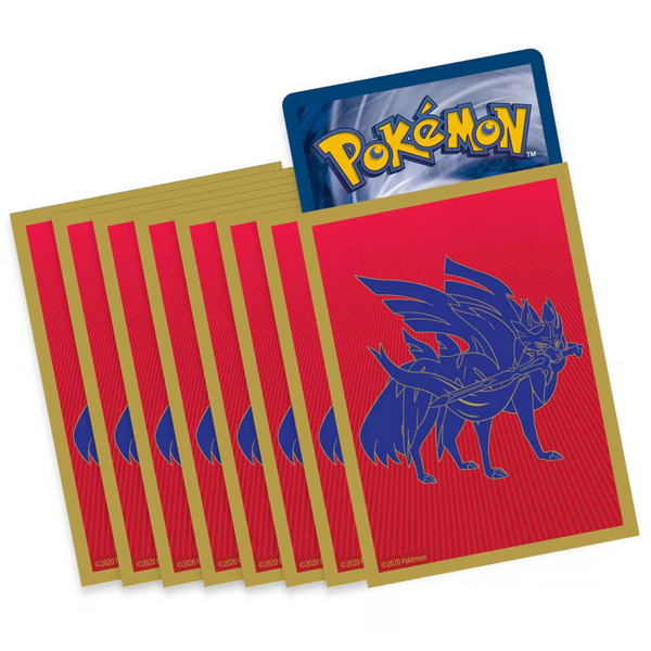 【状態A-】ポケモンカードゲーム デッキシールド 海外版 Sword & Shield Elite Trainer Box ザシアン