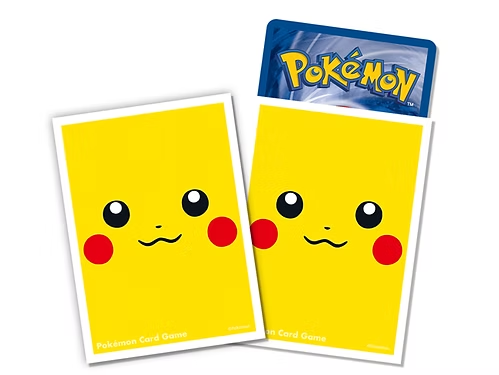 【新品】ポケモンカードゲーム デッキシールド 海外版 ピカチュウフェイス