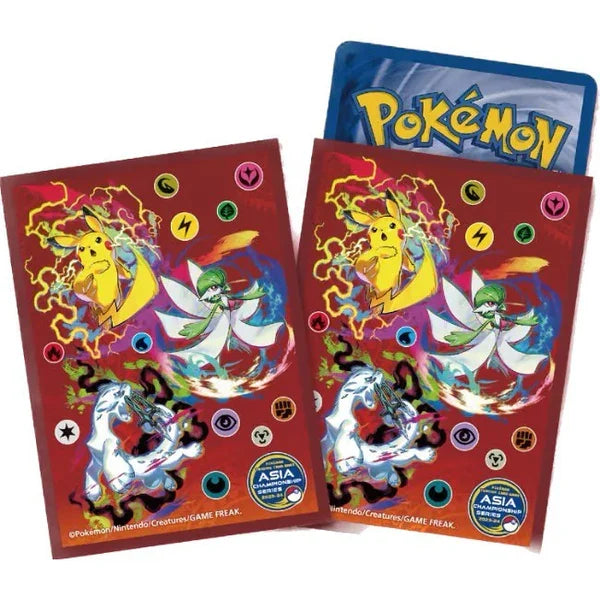 【状態A-】ポケモンカードゲーム デッキシールド 海外版 ASIA CHAMPIONSHIP SERIES 2023-24