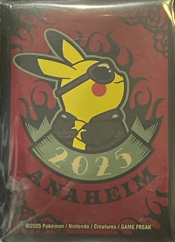 【新品】ポケモンカードゲーム デッキシールド 海外版 WCS2025 アナハイム サングラス ピカチュウ