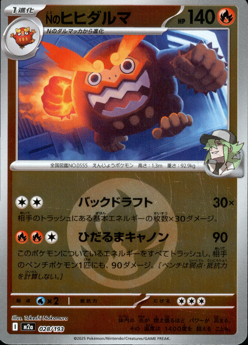 タイプ)Nのヒヒダルマ ミラー M2a 028/193