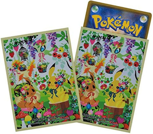 【状態B】ポケモンカードゲーム デッキシールド Berry’s forest .Ghost’s castle 森