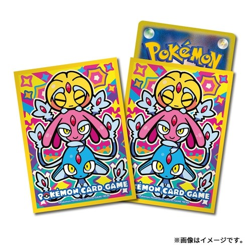 ポケモンカードゲーム デッキシールド カラフルトリプル ユクシー＆エムリット＆アグノム