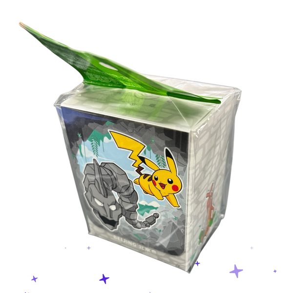 ポケモンカードゲーム デッキケース 海外版 北京ジム限定2025 ピカチュウ&イワーク