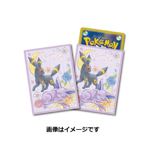 【新品】ポケモンカードゲーム デッキシールド エーフィ&ブラッキー フラワー