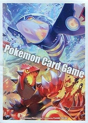 【新品】ポケモンカードゲーム デッキシールド ゲンシグラードン・ゲンシカイオーガ 32枚2セット