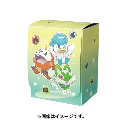 【新品】ポケモンカードゲーム デッキケース ニャオハ＆ホゲータ＆クワッス