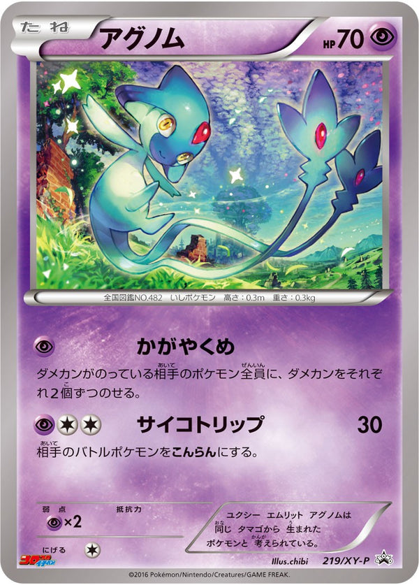 【状態A-】アグノム PROMO 219/XY-P