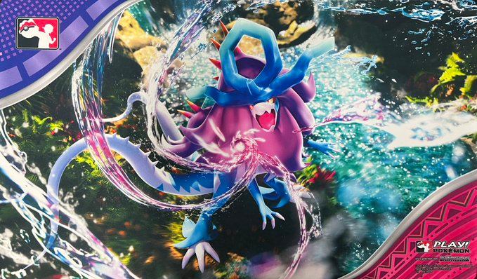【状態A】ポケモンカードゲーム ラバープレイマット 海外版 ウネルミナモ