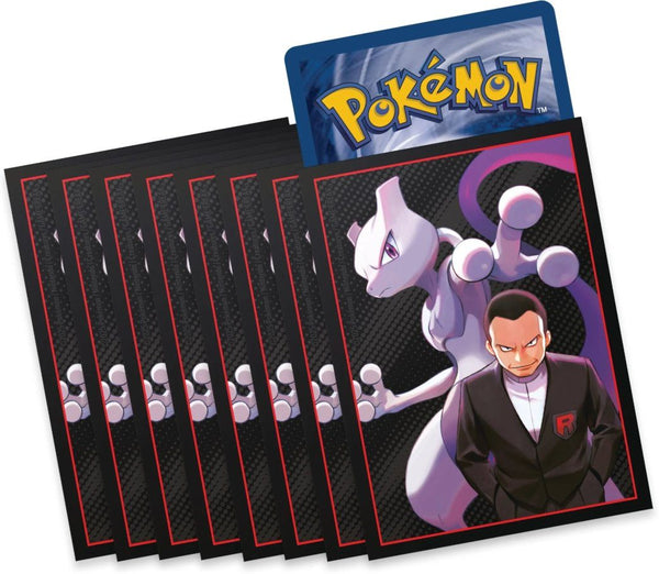 【新品】ポケモンカードゲーム デッキシールド 海外版  Destined Rivals Elite Trainer Box サカキ＆ミュウツー