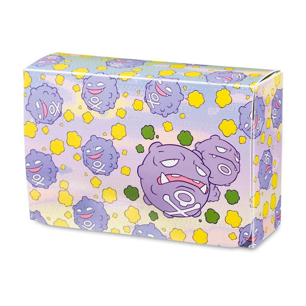 【新品】ポケモンカードゲーム ダブルデッキケース 海外版 Koffing&Weezing Sunset ドガース&マタドガス