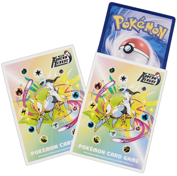 【新品】ポケモンカードゲーム デッキシールド 海外版 Korean Reague アルセウス