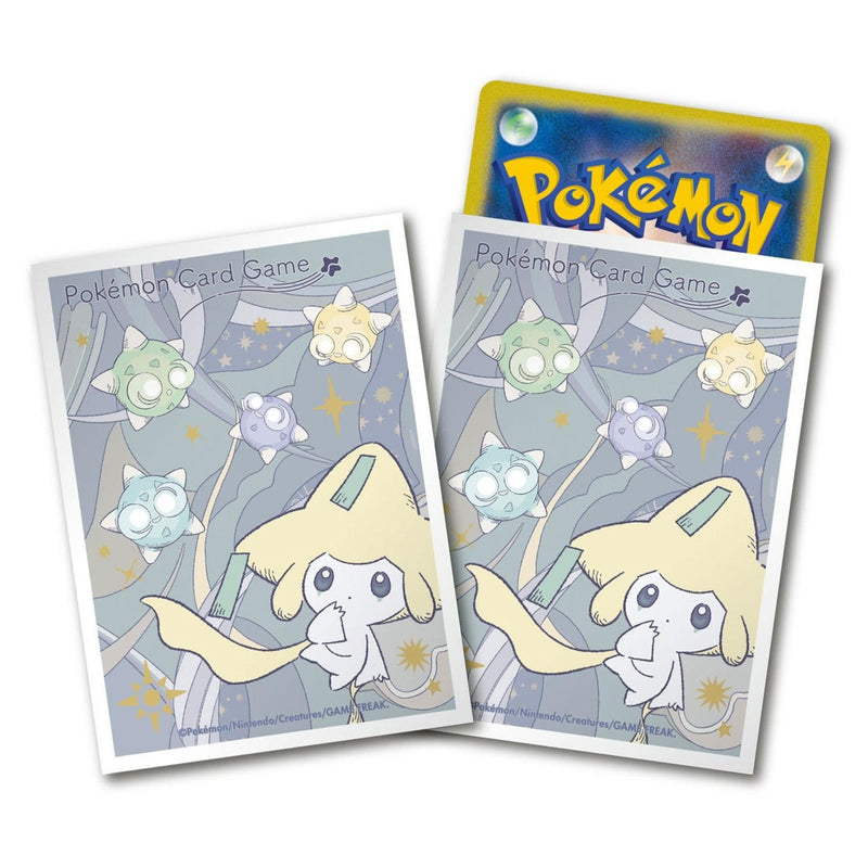 【新品】ポケモンカードゲーム デッキシールド プレミアム・グロス ジラーチ星つなぎ【ホワイト】