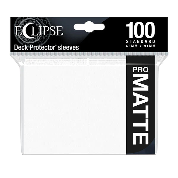 ECLIPSE Deck Protector sleeves PRO MATTE WHITE