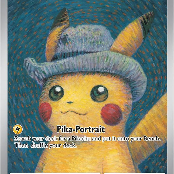PSA10)ゴッホピカチュウ 「グレーのフェルト帽のピカチュウ Pikachu ...