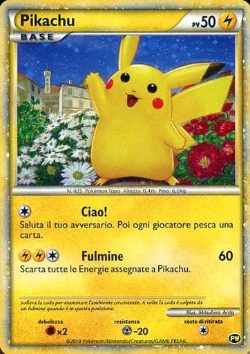 PSA10)ピカチュウ PW イタリア