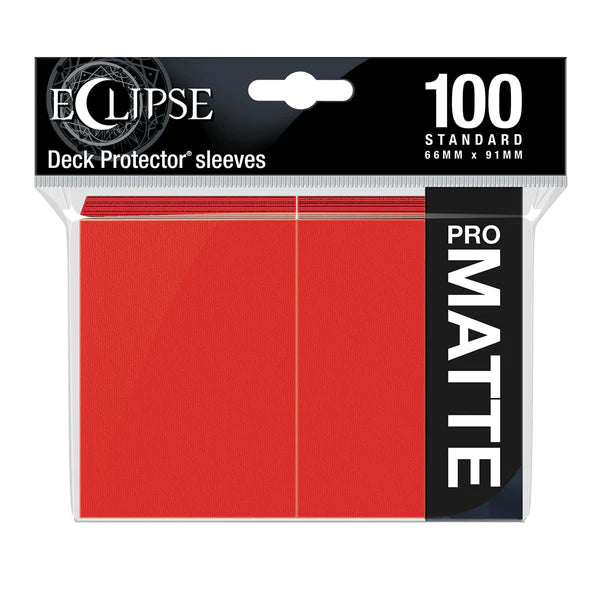 ECLIPSE Deck Protector sleeves PRO MATTE RED