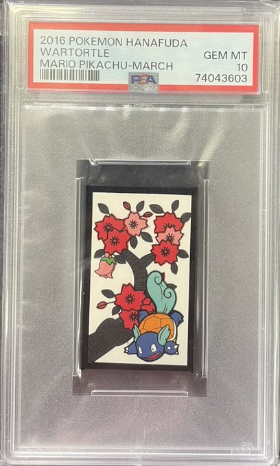 PSA10)ポケモン花札 カメール