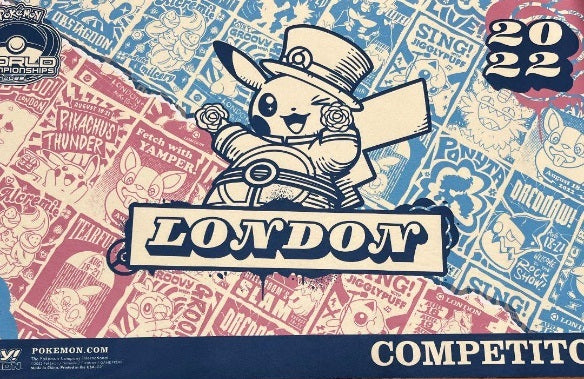 ポケモンカードゲーム ラバープレイマット 海外版 WCS2022 LONDON COMPETITOR